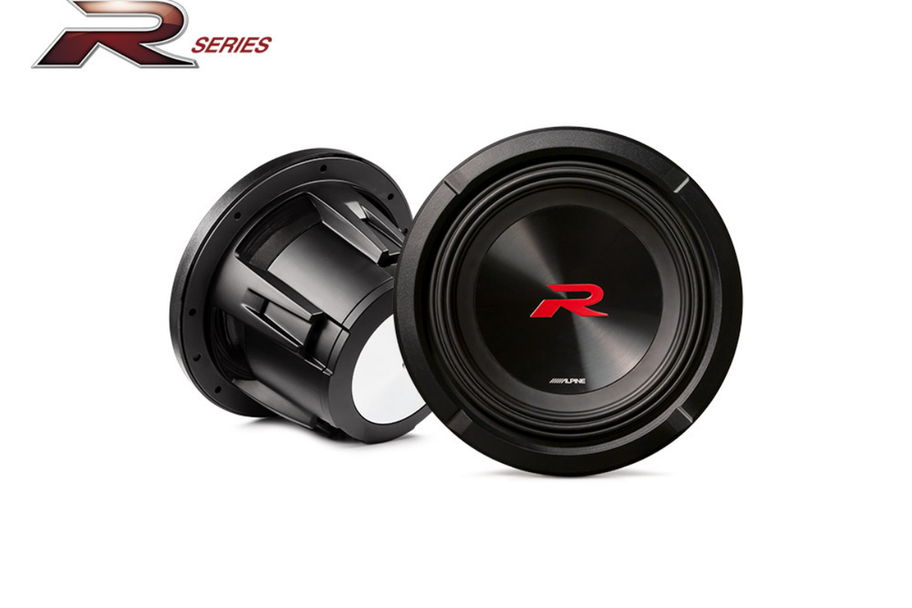 R2-W8D4 Subwoofer R-Series nouvelle génération de 20 cm (8 pouces) avec double bobine acoustique de 4 ohms.