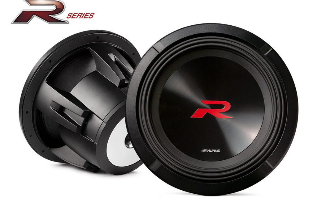 R2-W12D2 Subwoofer R-Series nouvelle génération de 30 cm (12 pouces) avec double bobine acoustique de 2 ohms.