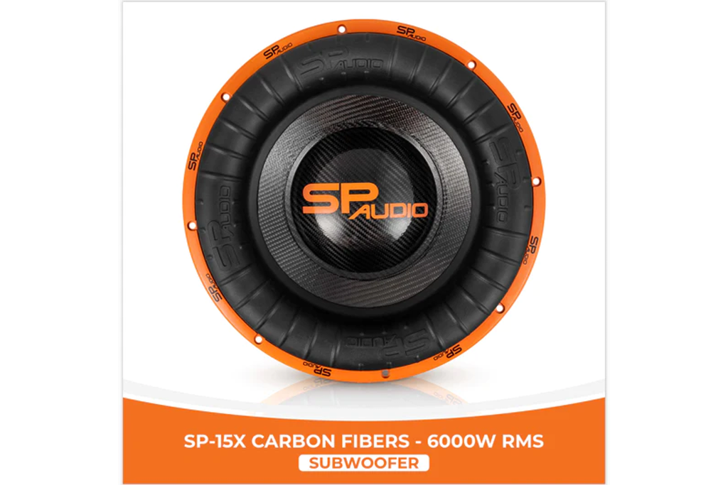 SPAudio SP-15X CARBON FIBERS 15"/ 38CM, 6000 WATT RMS, Double 2 Ohms