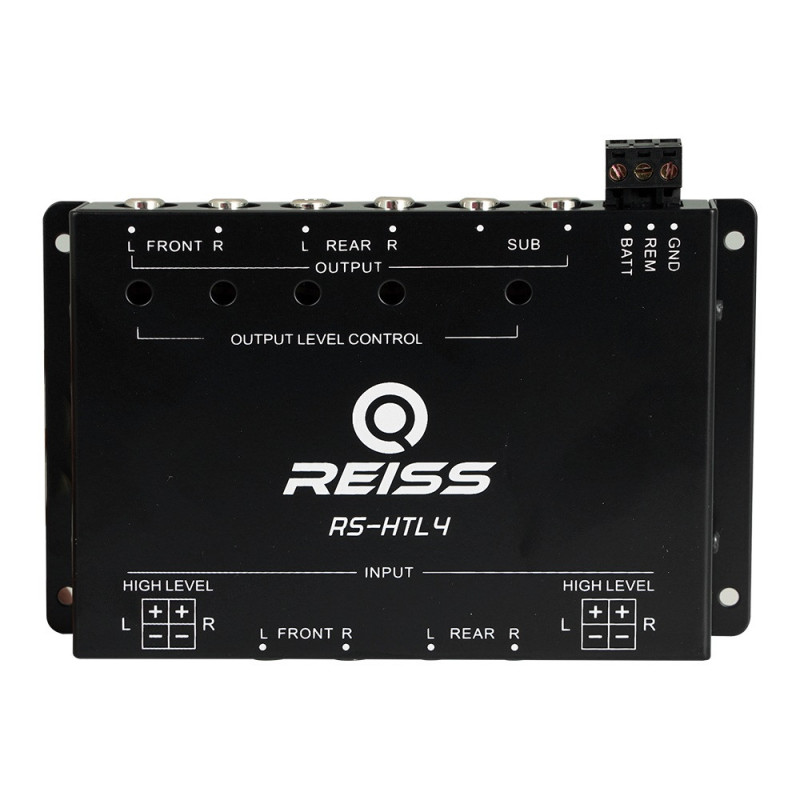 Reiss RS-HTL4 Convertisseur Hi/Low, 6 voies