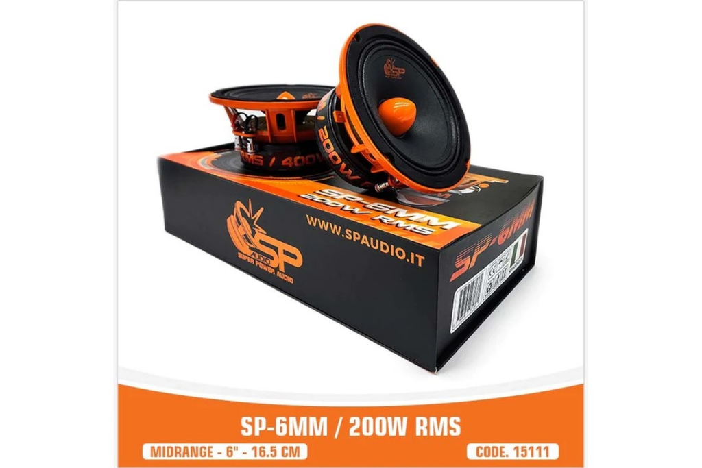 SPAudio SP-6MM (Paire de 16.5 cm, 200 WRMS, 98.1 dB)