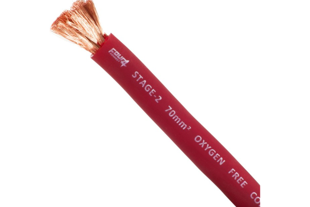 4 Connect 70 mm² OFC rouge Ultra flexible 100% cuivre
