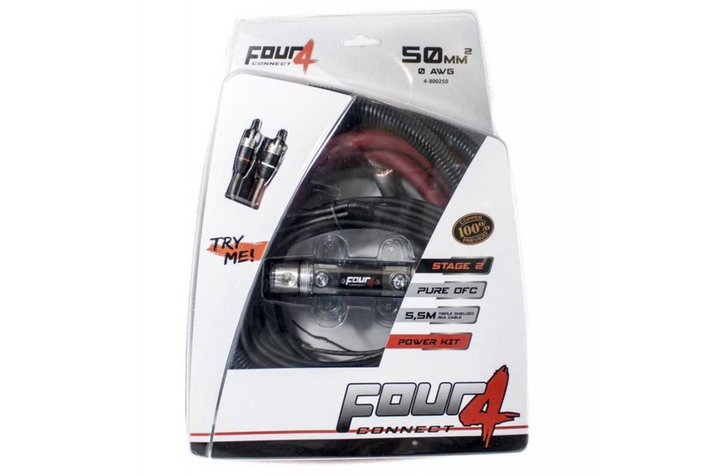 FOUR Connect Kit 50 mm² OFC ultra flexible 2000 RMS Max 5000 RMS