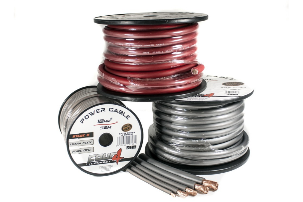Câble d'alimentation OFC gris 70 mm² FOUR Connect STAGE2, 18 m