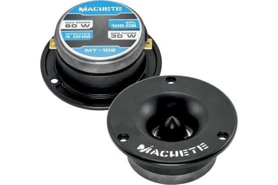 Deaf Bonce Machete MT-102 Paire de Tweeters, 30 WRMS, 4Ohm
