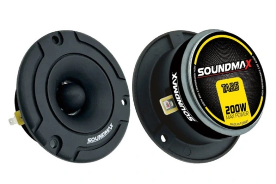 Soundmax SX-TA25 Paire de Tweeters, 100 RMS, 3.2Ohm
